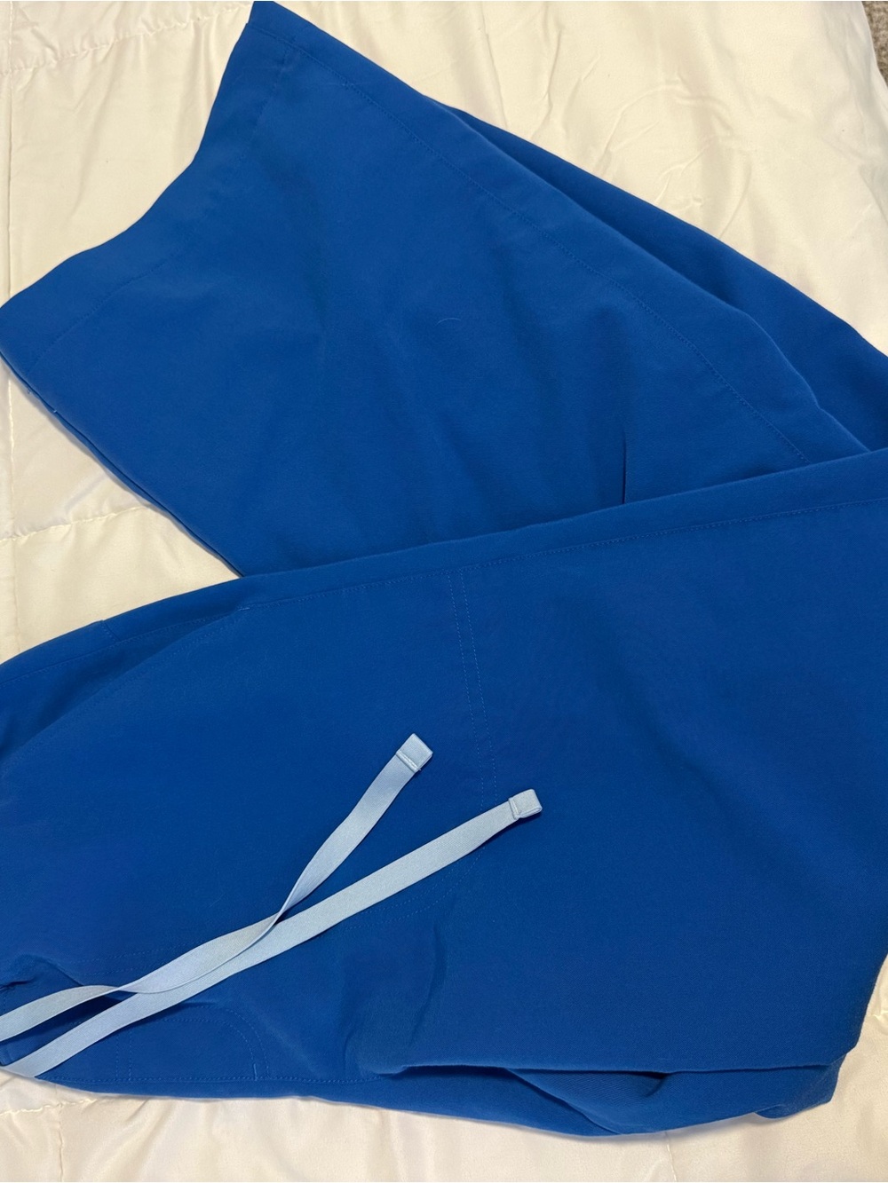 FIGS Royal Blue Wide Leg Isabel Scrub Pants